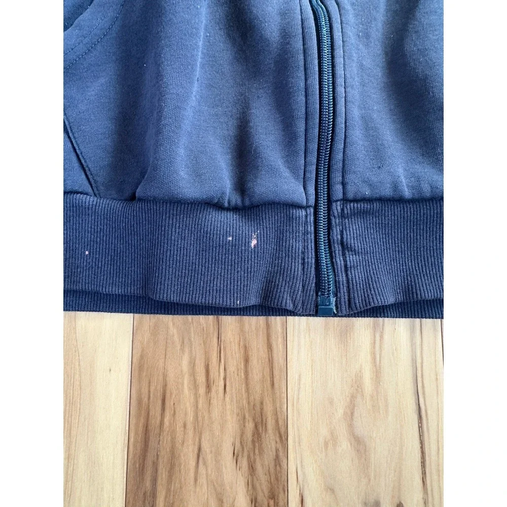 Polo‎ Ralph Lauren Sweatshirt Men's XL Navy Hoodie Full Zip Thermal Hood Pony